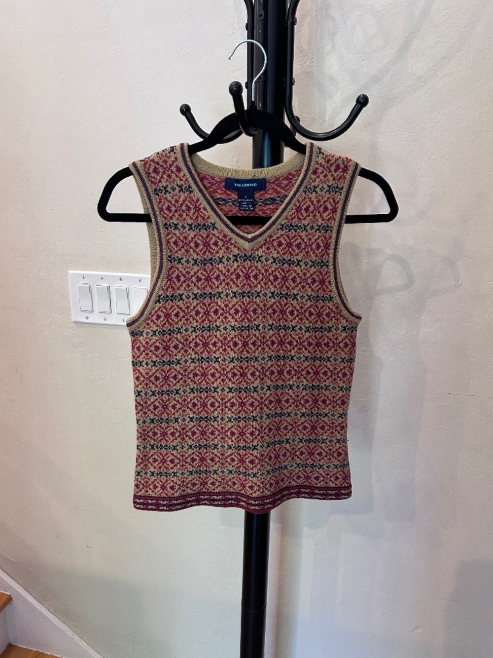 Rare Collection Washable 100% Lambswool Sleeveless Sweater Vest